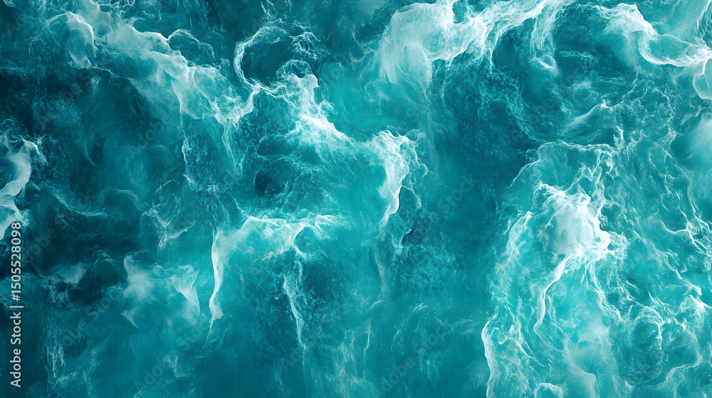 Turquoise Abstract Watercolor Texture Calm Blue Green Background Turquoise Abstract Watercolor Texture Calm Blue Green Background