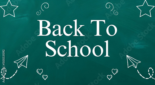 Back to School Chalkboard Design