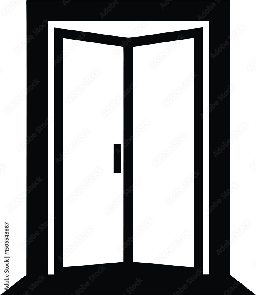 black and white door black and white door