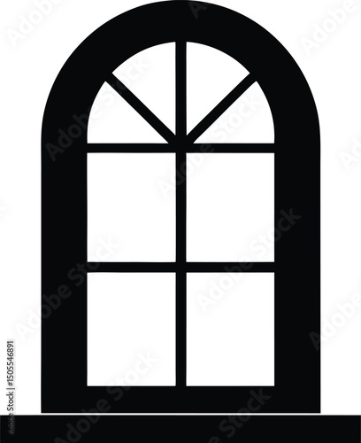 window in the dark
