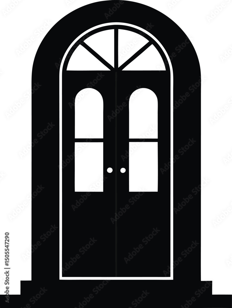 Fototapeta premium vector illustration of a window