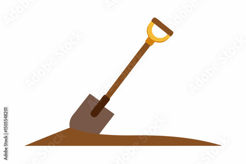 shovel isolated on white