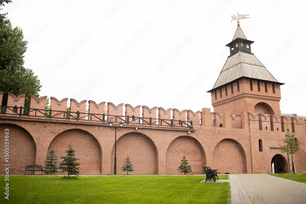 Fototapeta premium Tula, Russia - May 25, 2025: The Tula Kremlin is the main attraction of the city.