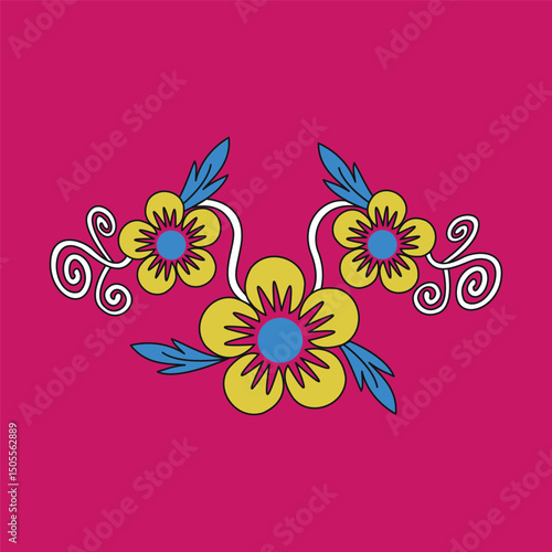 colorful_stylish_floral_design_with_swirls_leaves