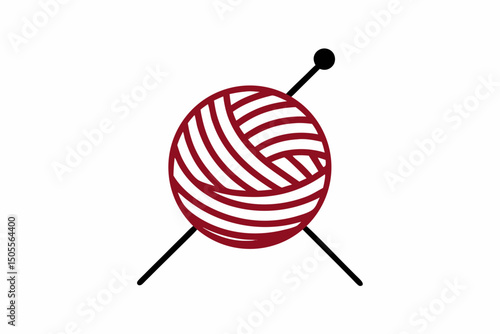 knitting needles and yarn