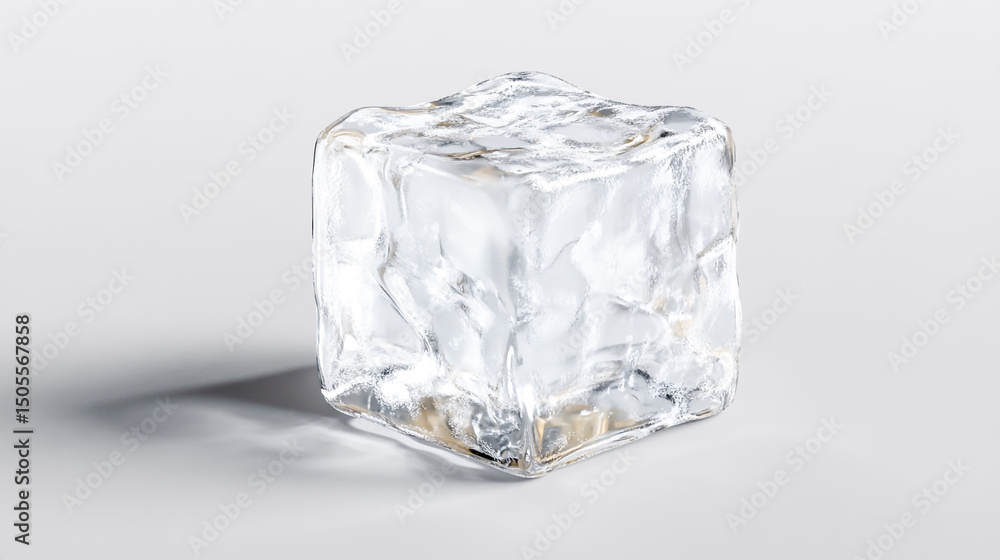Single ice cube close up isolated on transparent background high-res frozen detail Single ice cube close up isolated on transparent background high-res frozen detail