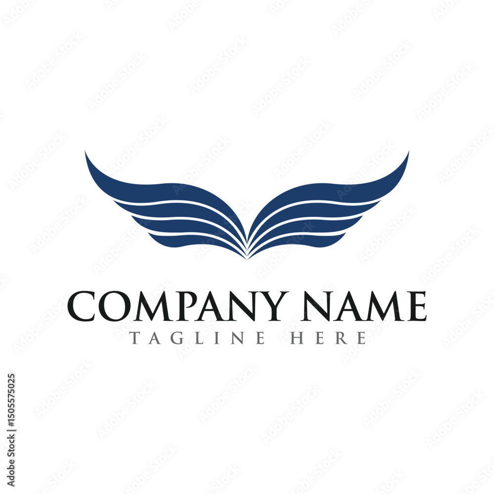 wings logo element elegant design template wings logo element elegant design template