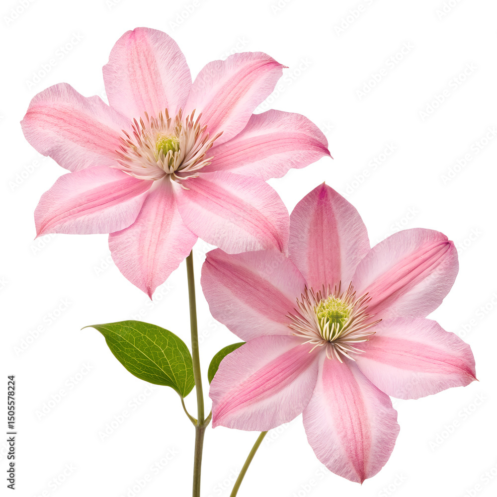 Fototapeta premium pink dahlia Isolated on transparent background