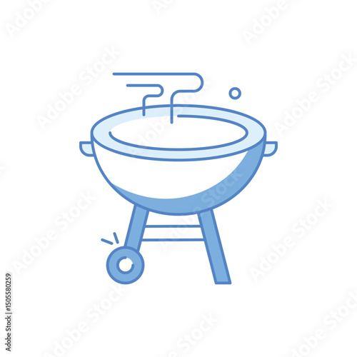 Bar bQ Icon vector