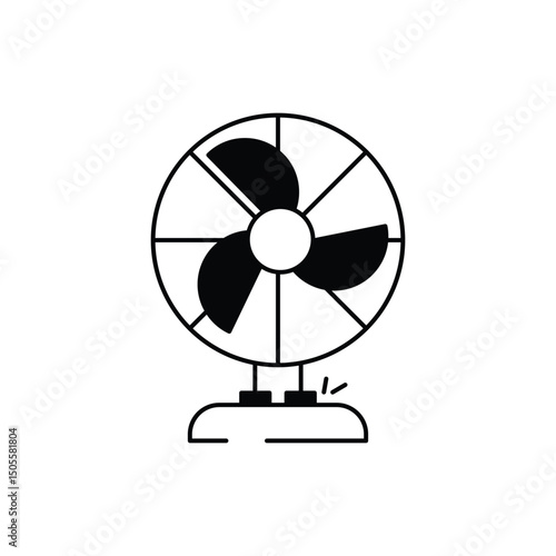 Fan Icon vector