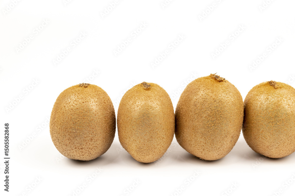 Fototapeta premium Neatly arranged fresh kiwifruits