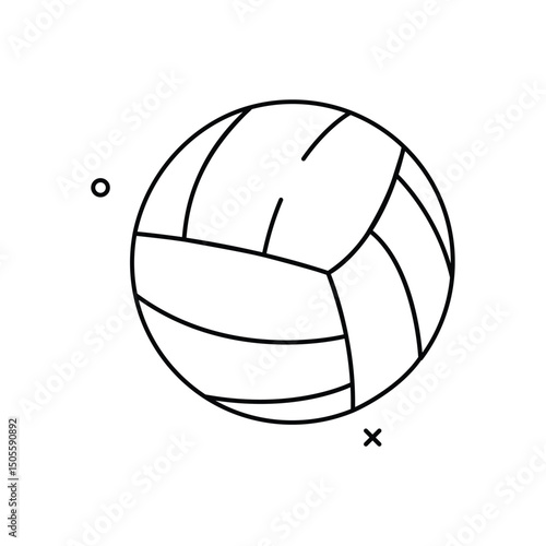Volleyball Icon vector