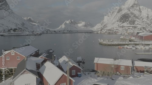 Aerial View over Reine // Lofoten, Norway