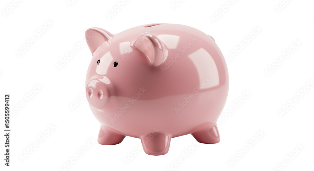 Isolated Piggy Bank Isolated Piggy Bank