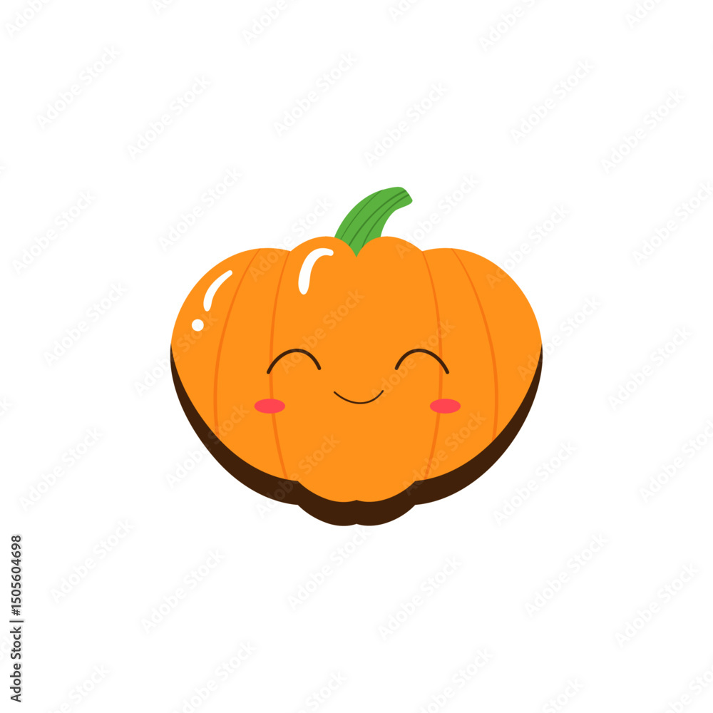 Obraz premium Digitally Illustrated Pumpkin