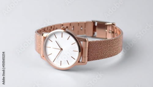 Rose Gold Minimalist Wristwatch