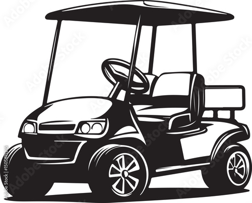 Golf Cart Silhouette