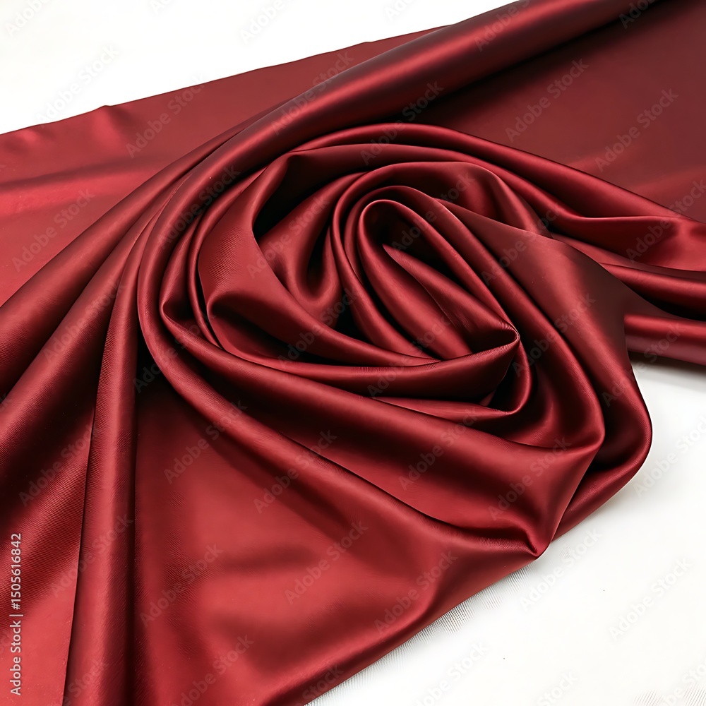 Obraz premium red satin fabric