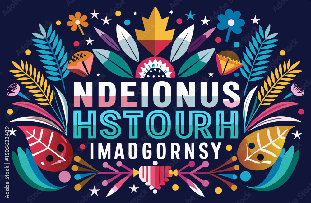 Obraz premium National Indigenous History Month 