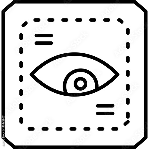 Eye Recognition Icon