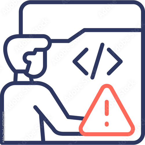 Code Issue line color icon