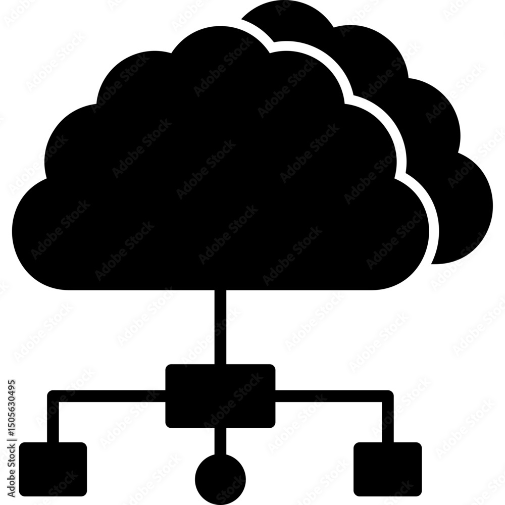 Cloud Computing Icon Cloud Computing Icon
