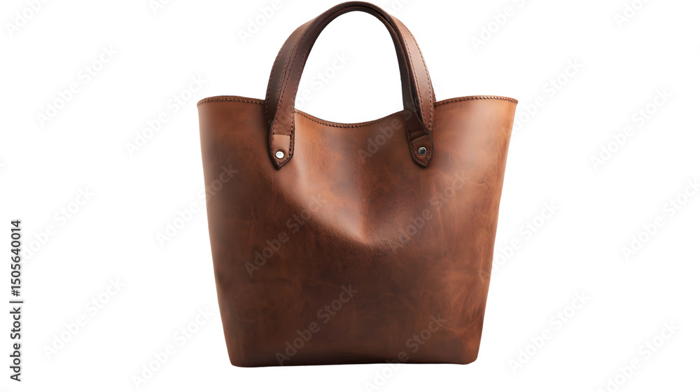 Naklejka premium brown leather bag