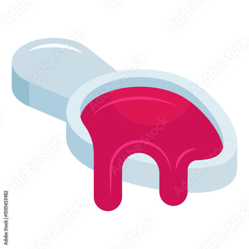 Perfect design icon of syrup bottle