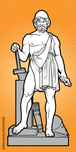 Vulcan the Roman God of Fire
