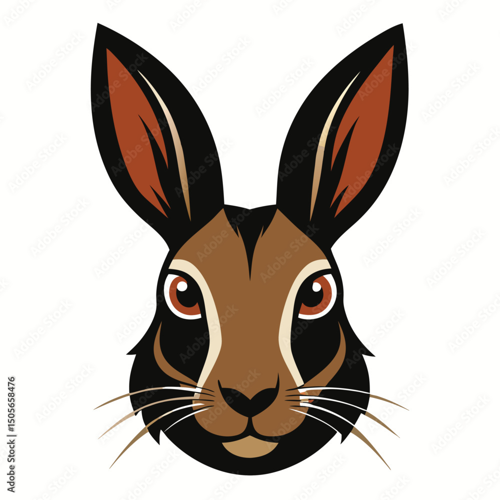 Fototapeta premium Hare Simple Logo Design