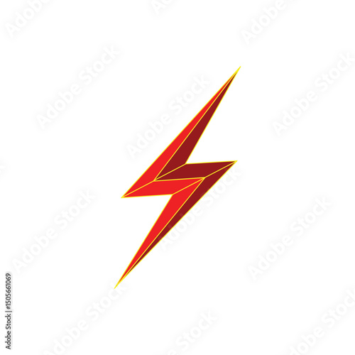 thunder electric speed logo design template