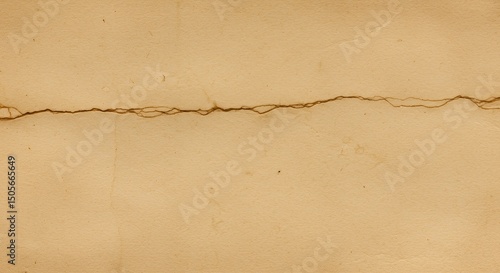 Old Paper Texture with Crack Lines for Vintage Design Elements