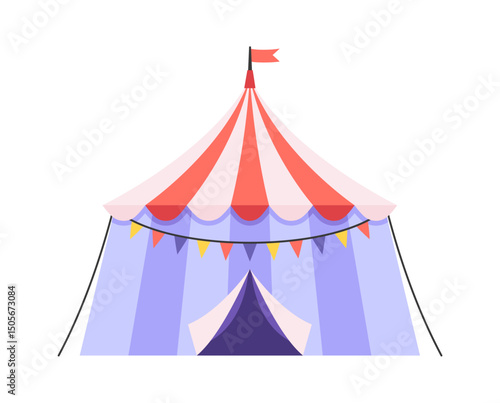 Circus tent amusement park marquee