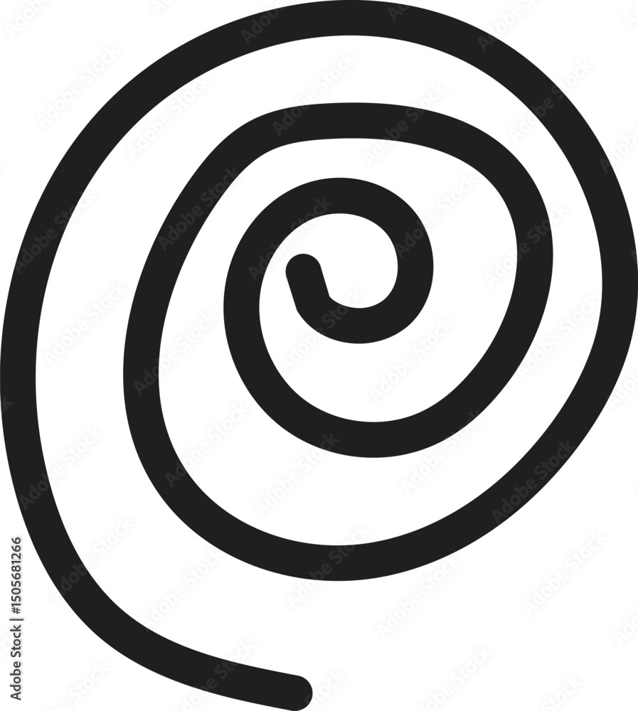 Swirl icons design element Swirl icons design element