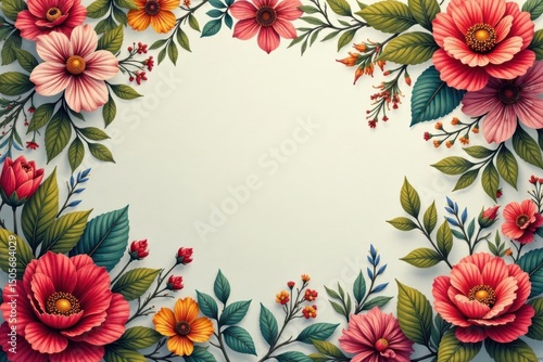 Intricate floral textile design, perfect for fashion & home decor , style, home, decor