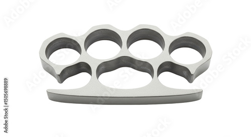 Cuadro en lienzo Isolated Brass Knuckles