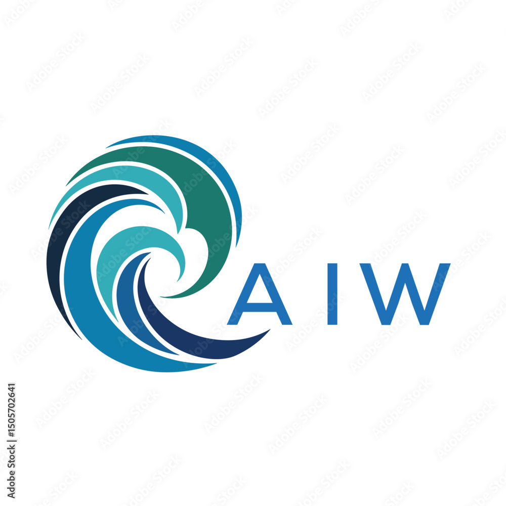AIW Creative Wave Icon for Branding. AIW Letter logo.
AIW Creative Wave Icon for Branding. AIW Letter logo.
