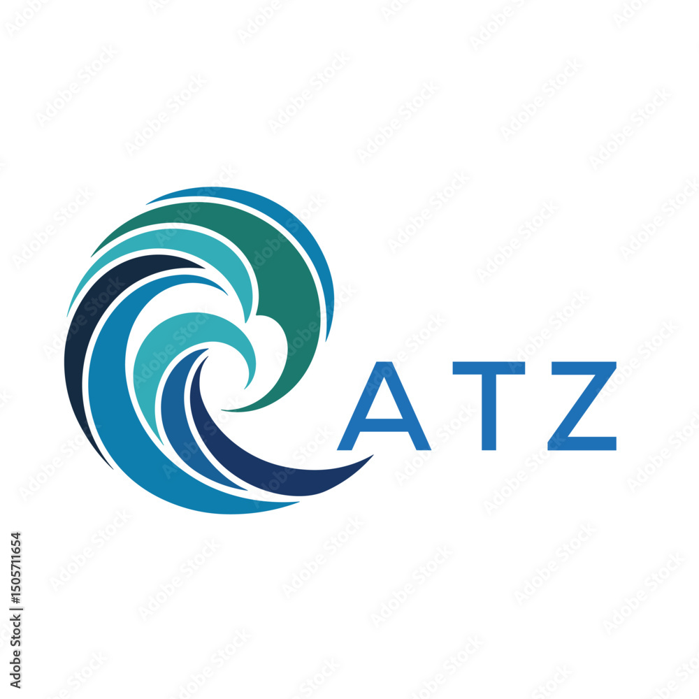 ATZ Creative Wave Icon for Branding. ATZ Letter logo.
ATZ Creative Wave Icon for Branding. ATZ Letter logo.