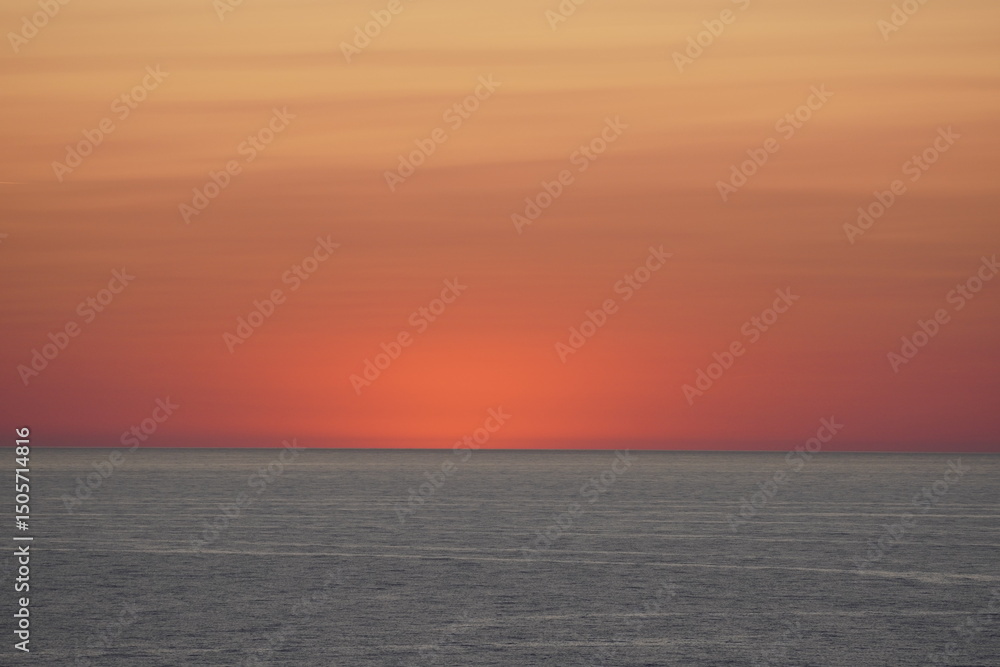 Fototapeta premium Sonnenuntergang - Soller - Mallorca