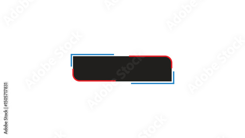 Simple gaming text box design, simple text box for gaming overlay