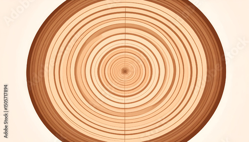 wooden circle background