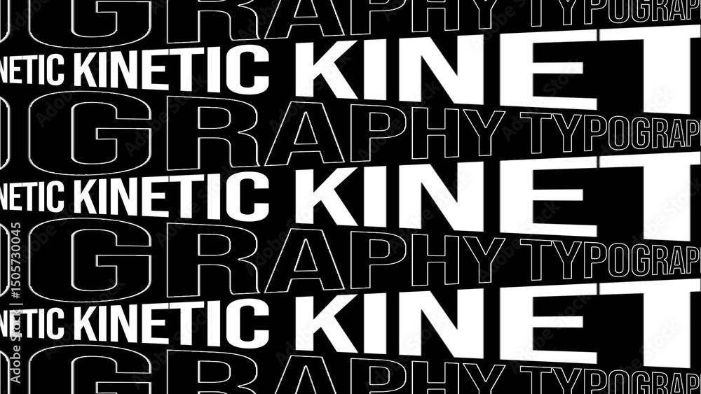 Slanted Text Full Screen Modern Text Template Stock Template | Adobe Stock