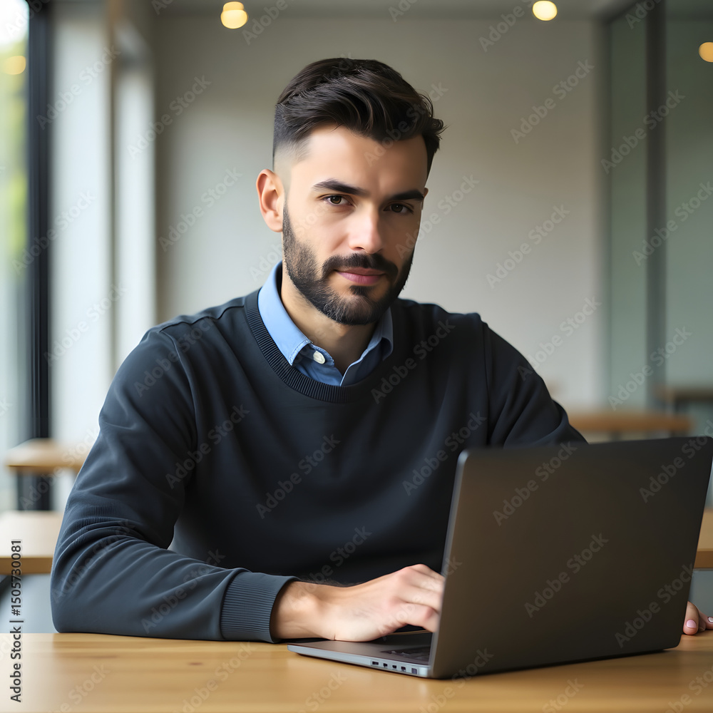 Elegancia sobria en un espacio de trabajo creativo. Elegancia sobria en un espacio de trabajo creativo.