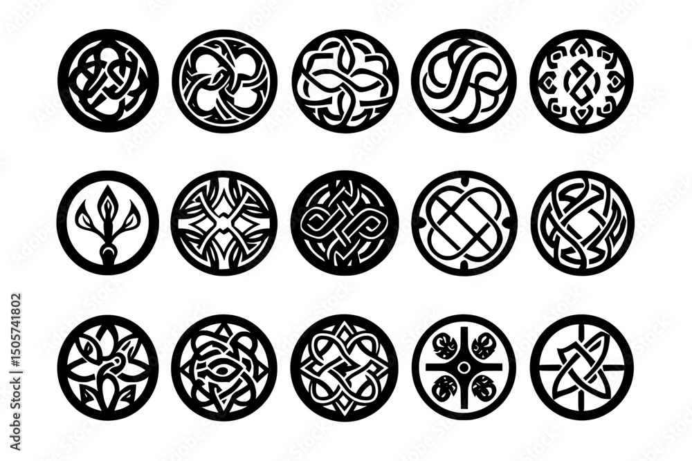 A medieval ornament surrounds a gothic circle rose window, set against a white background as a cathedral rosette with stained glass and Christian architecture elements, all within a radial modern A medieval ornament surrounds a gothic circle rose window, set against a white background as a cathedral rosette with stained glass and Christian architecture elements, all within a radial modern