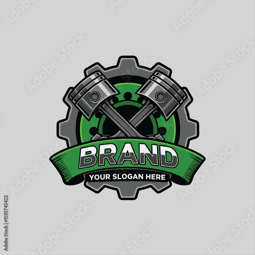 turbo automotive repair logo template