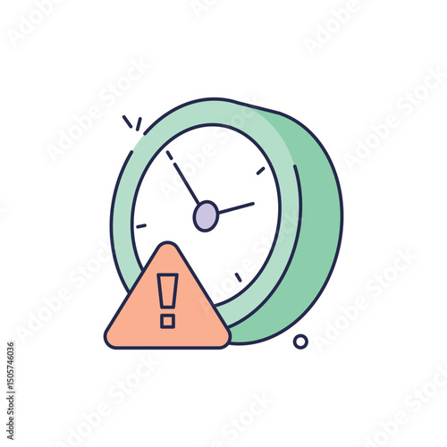 Deadline Icon vector