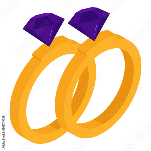 Fotografie Premium download icon of diamond rings