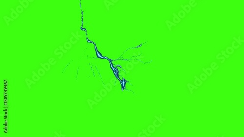 Crack Spreading on Green Screen