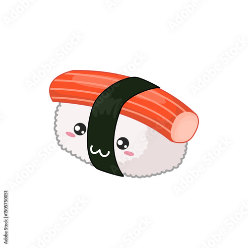 Kawaii Crab Stick Sushi