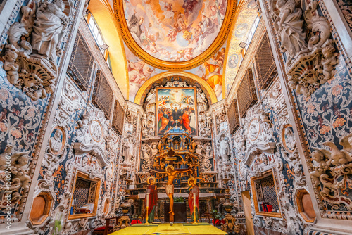 фотографія Chiesa Santa Maria dell Ammiraglio or Chiesa della Martorana in Palermo, Sicily,